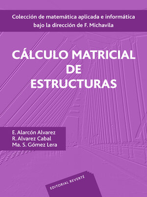 cover image of Cálculo matricial de estructuras